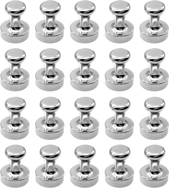 Pacchetto con 20 magneti, 12 x 16 mm magneti neodimio extra forti, magneti per frigorifero, magneti per parete, magneti per lavagna, per lavagna bianca e frigorifero lavagna per casa, ufficio e scuola mini magnetici
