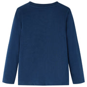 Maglietta per Bambini a Maniche Lunghe Blu Marino 92 13019