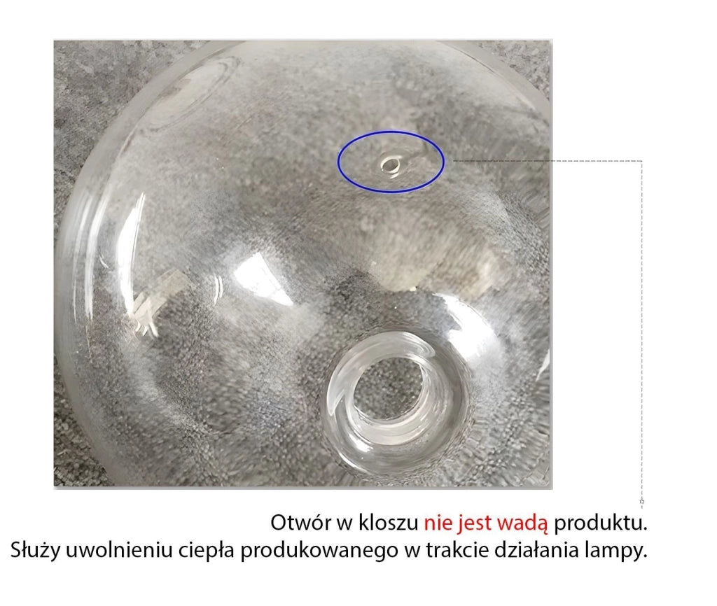 Lampada Da Soffitto A Sospensione Con Sfera Di Vetro 15cm APP1681-1CP