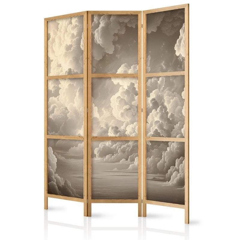 Paravento giapponese - Whisper of Illuminated Clouds: Soft Play of Light in the Theater of the Heavens Larghezza x Altezza Decor: 135x172