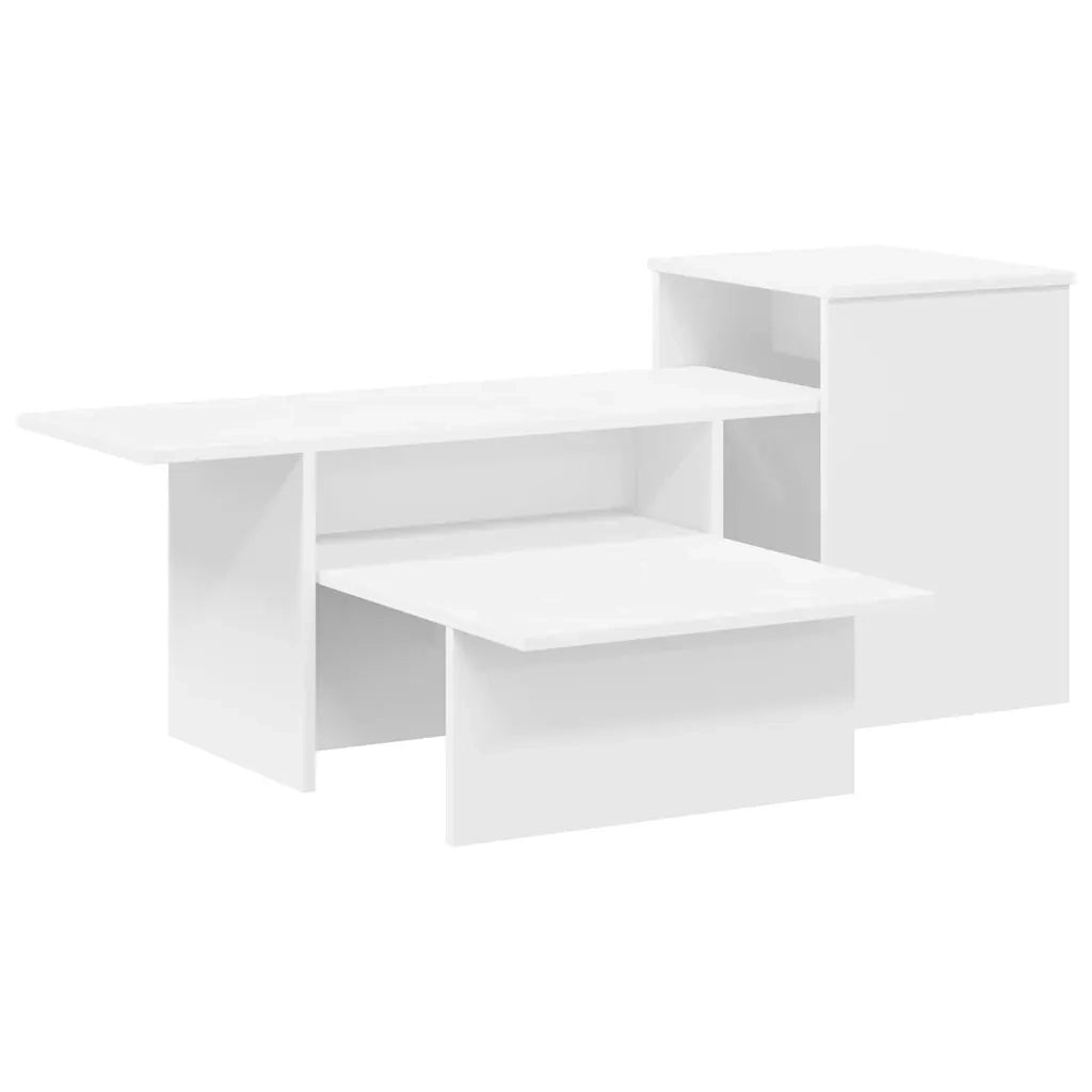 Tavolo consolle Bianco 91,5 x 35 x 38,5 cm Legno multistrato 891160