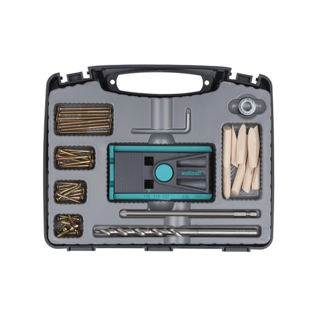 Wolfcraft Set per giunzioni nascoste 55 pezzi - 4642000
