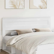 Testiera-Testata-Testiera Decorativa Bianco 200 cm Legno multistrato 876235