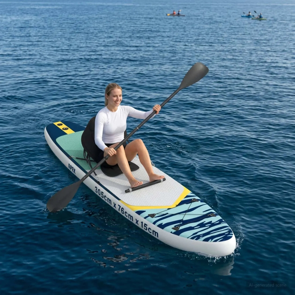 SUP Board con Seggiolino 2-in-1 APEX 305 x 76 x 15 cm Blu per 42039129