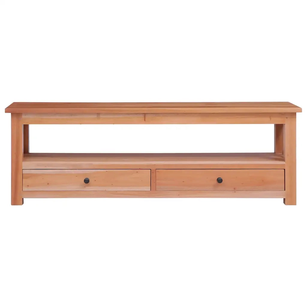 Mobile Porta TV 115x30x40 cm in Legno Massello di Mogano 337081