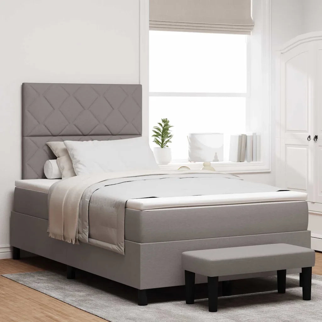 Letto a molle con testiera Talpa 120 x 190 cm Tessuto 3344132