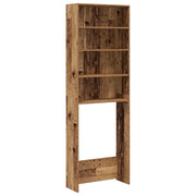 Mobile per Lavatrice Legno Antico 64x24x190 cm CFW1317130