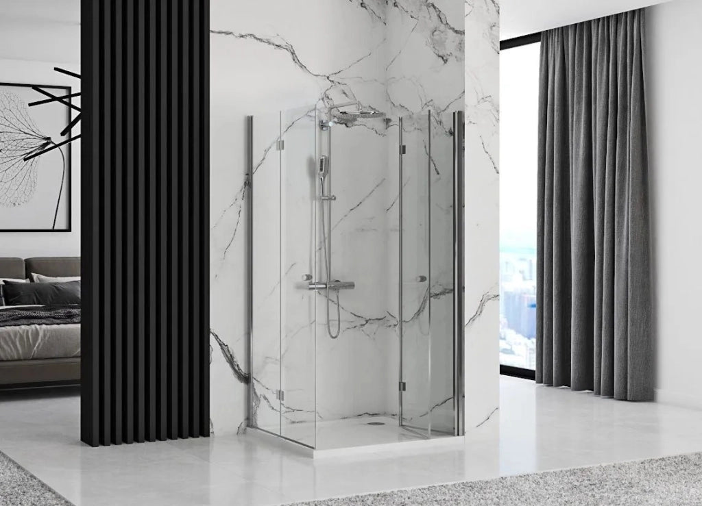 Cabina Doccia Pieghevole Rea Fold N2 Modulare 80x100