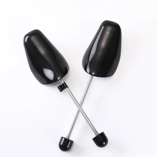 Set di 3 paia di attacchi in plastica per scarpe da donna - Misura EU 34-41 - Forma per scarpe da donna, sneakers, mocassini, ballerine - nero