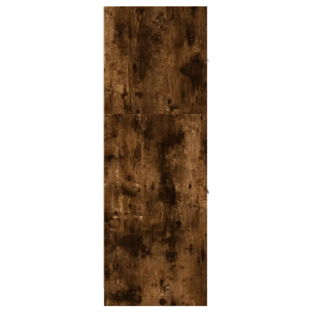 Mobiletto da farmacia multifunzionale con cassetti 40 x 41 x 118 cm in legno composito finitura rovere affumicato 02_0050641