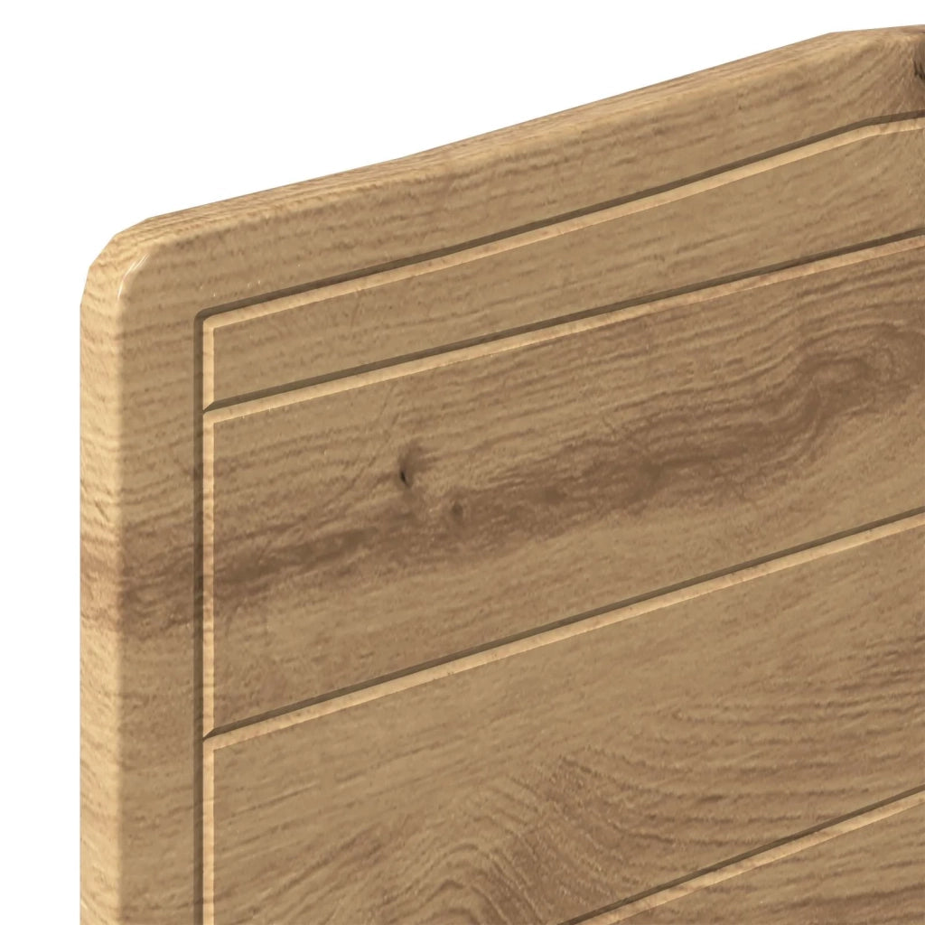 Bed Frame with Storage and Headboard Artisan Oak 180 x 200 cm 3445830