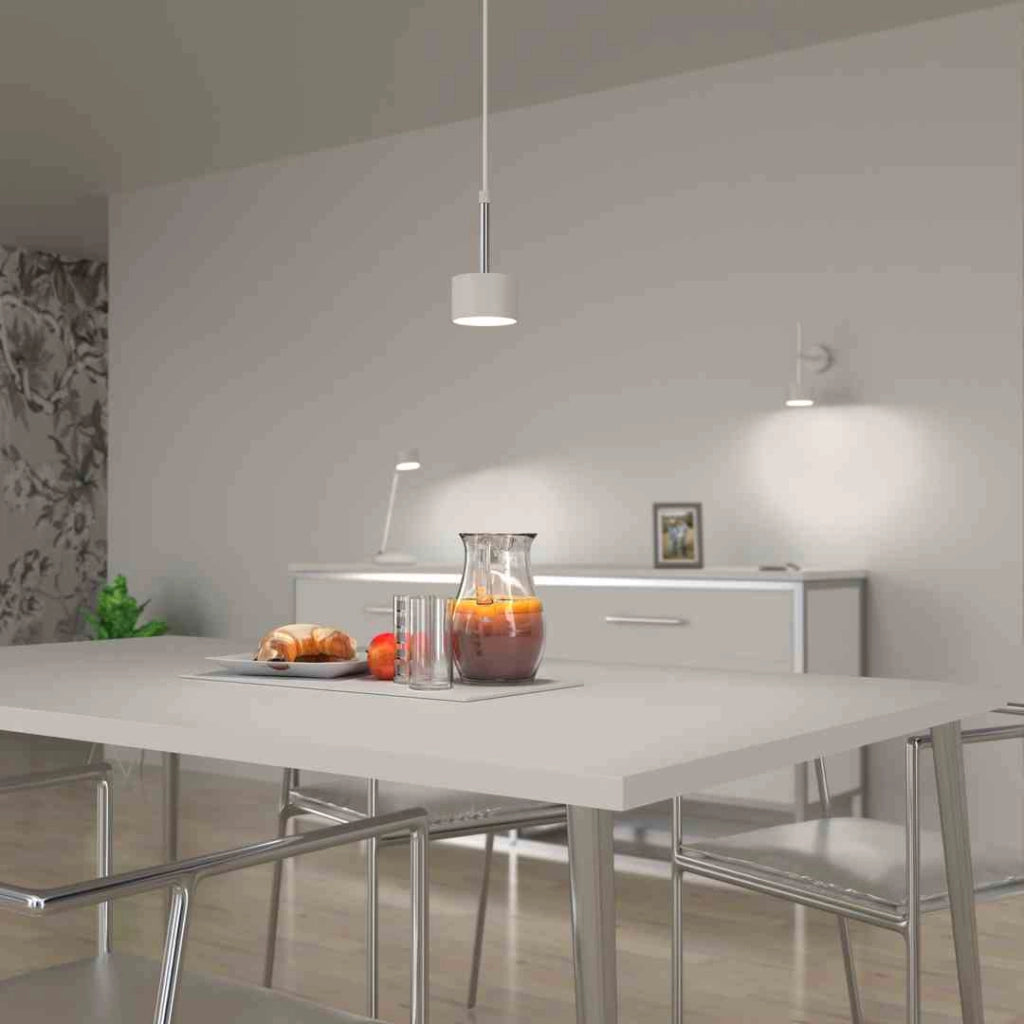Lampada a sospensione Milagro Arena MLP7778 bianco/cromo