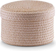 Set di contenitori per il giardino, 2 pezzi, rotondi, 16 x 10 / 17 x 12 cm, in polipropilene verde.
