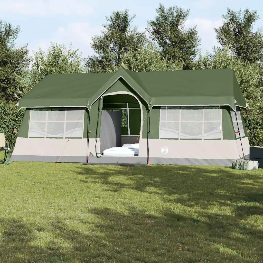 Tenda Familiare con tetto Verde e beige 622 x 295 x 238 cm 4100700
