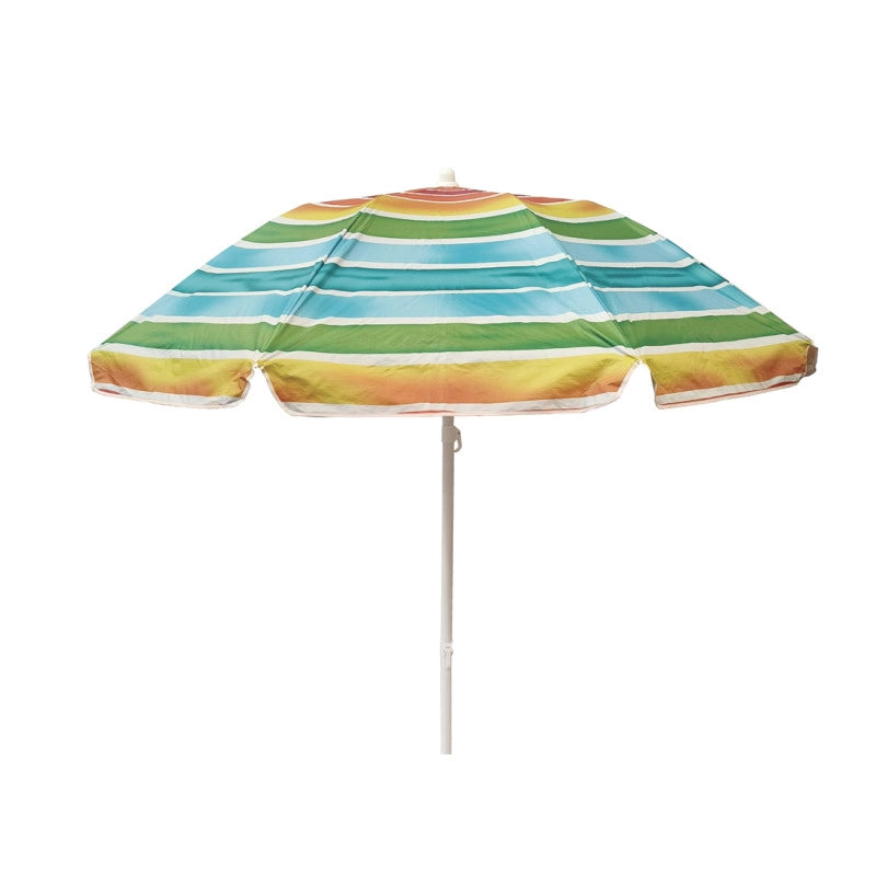 Set Di 6 Ombrelloni Pieghevoli 200/8 - Riga + Uv Protection - Fusto 3 Pezzi Moia