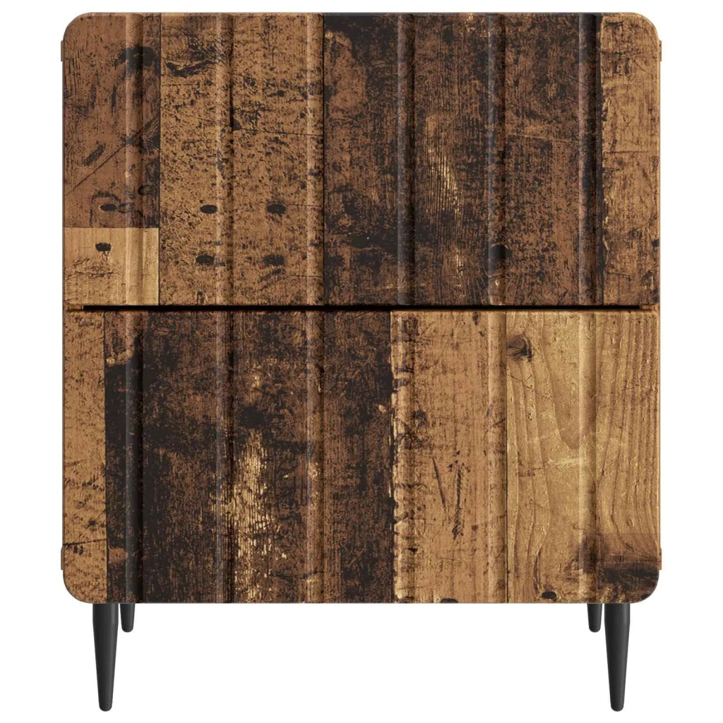 Armadio da Notte con cassetto Legno antico 43 x 34,5 x 49,5 cm 894311
