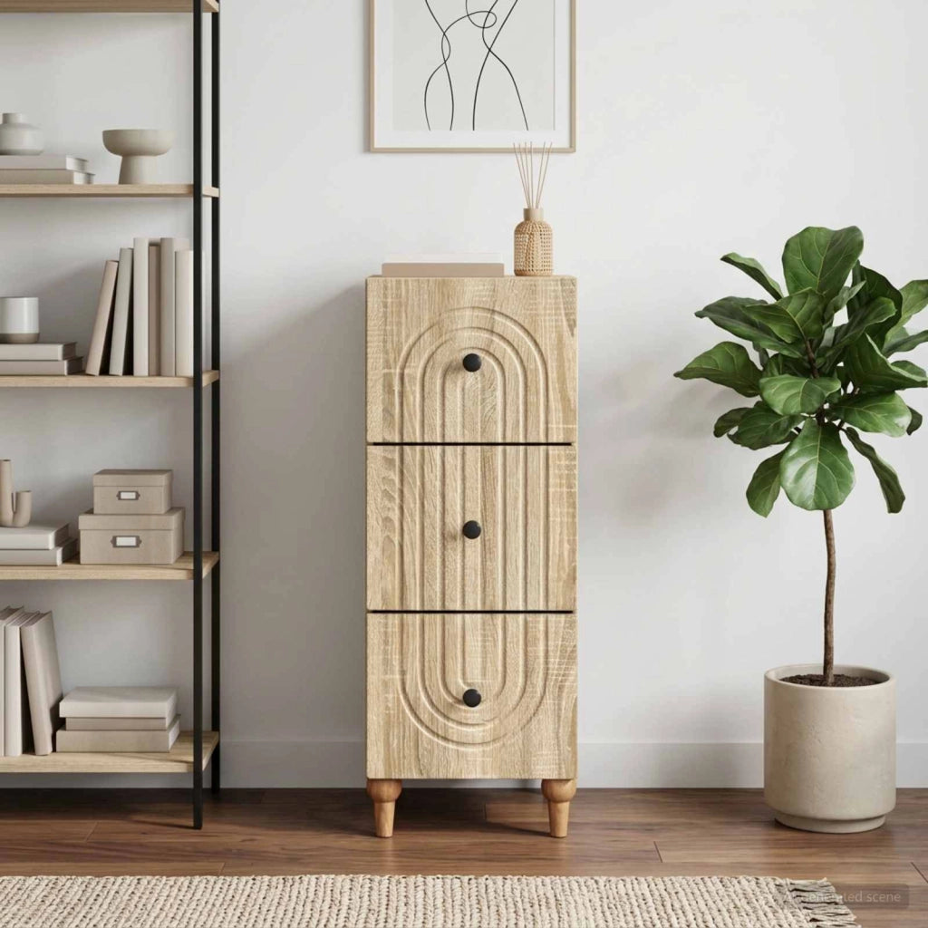 Mobile con Cassetti 33 x 34,5 x 90 cm Legno ingegnerizzato 894157