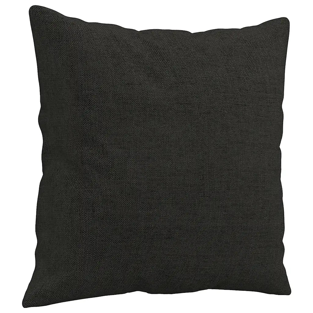 Divano a 2 Posti con Cuscini-Sofa 2 Posti con Cuscini Nero 120 cm in Tessuto 615541