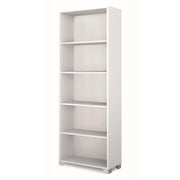 Libreria a Giorno 5 Ripiani 70x29x190 cm Bianco Fiammato