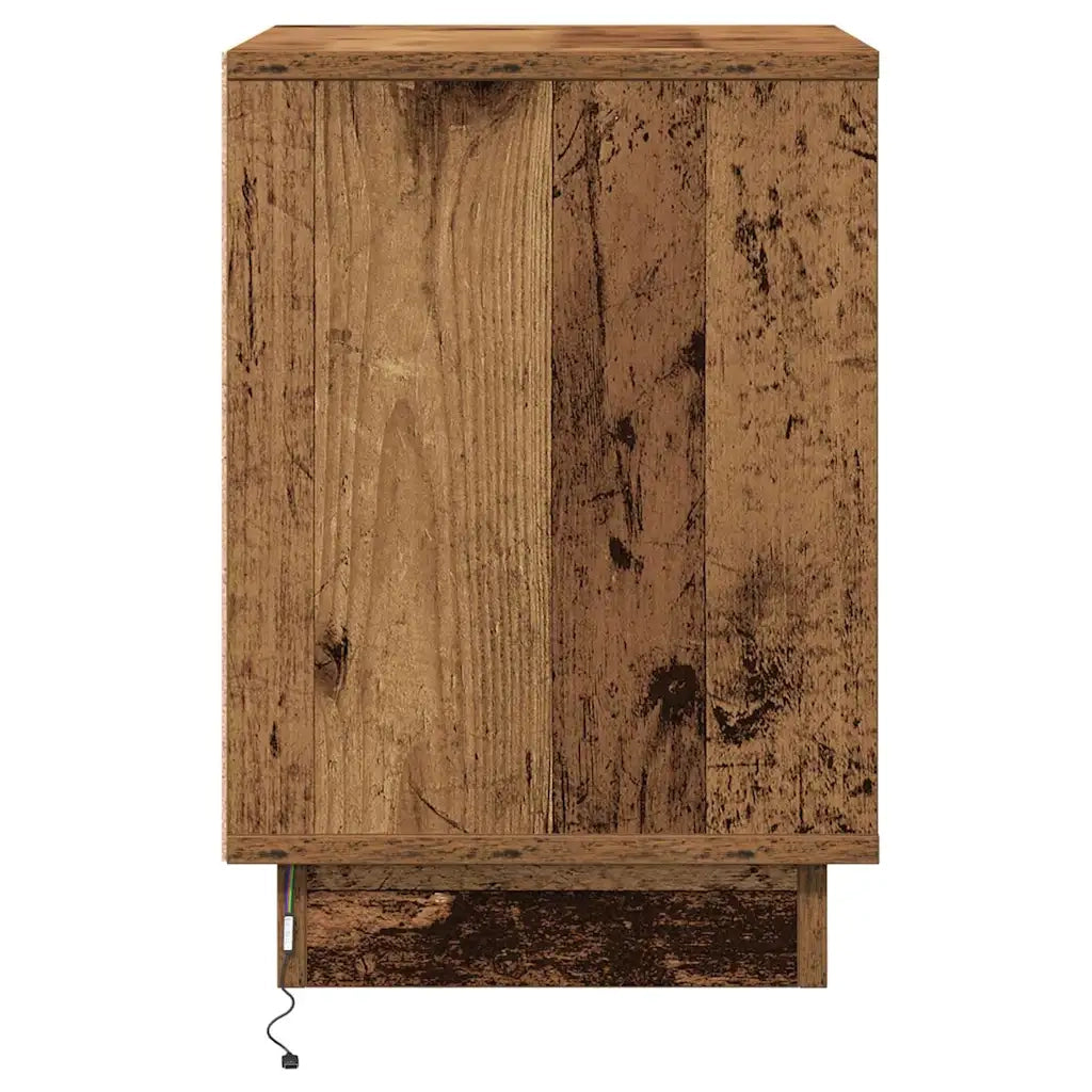 Armadio da Notte 2 pcs Legno vecchio 39 x 34,5 x 50 cm 869623