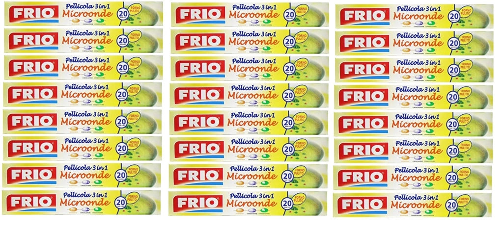SET 24 CONFEZIONI DI FRIO PELLICOLA 3IN1 ANCHE PER FORNO A MICRONDE 20 MT