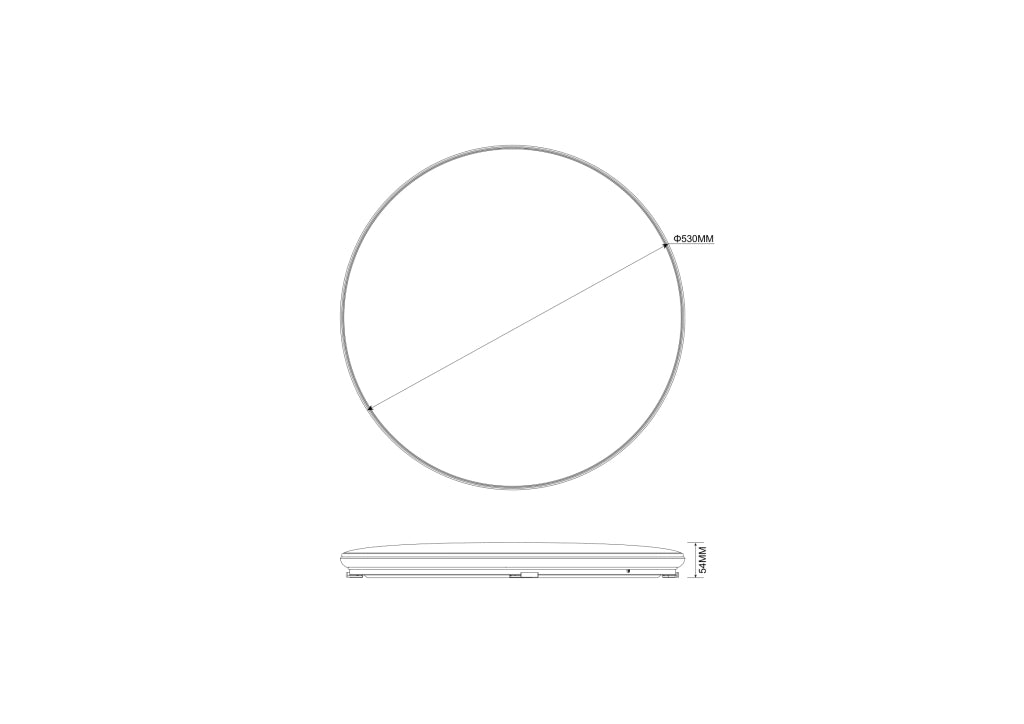 Plafoniera LED quadrata 53cm bianca cromo 48W Zuma Line
