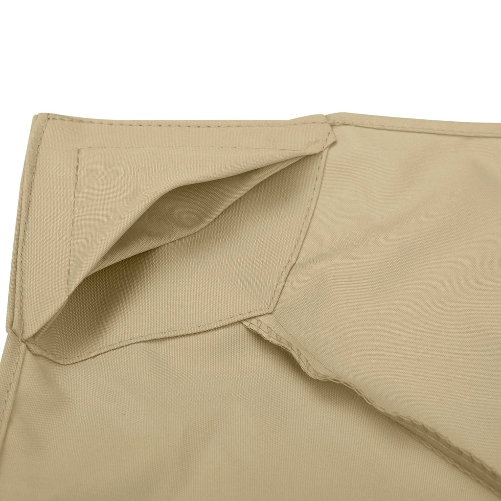 Tetto di Ricambio per Gazebo 3x3 m a 2 Livelli e Resistente ai Raggi UV Beige