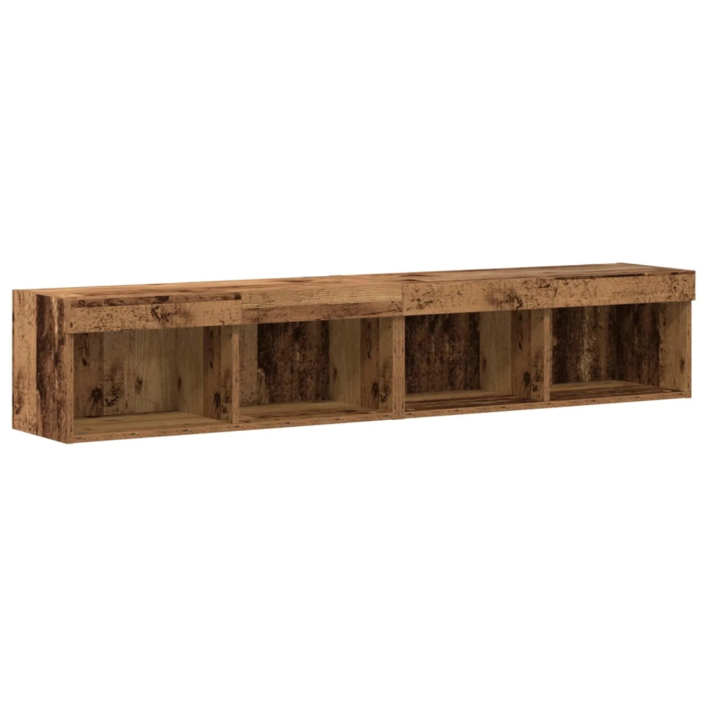 Set mobile TV 6 pcs Legno vecchio Legno multistrato 3334380