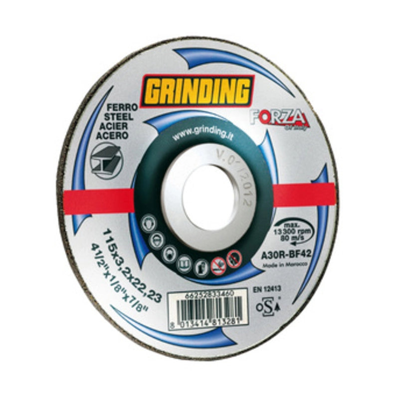 GRINDING FORZA DISCO FERRO PIANO 115X3,2  25 PZ