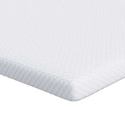 Topper per materasso Bianco 100 x 200 cm Tessuto Jacquard CFW2045367