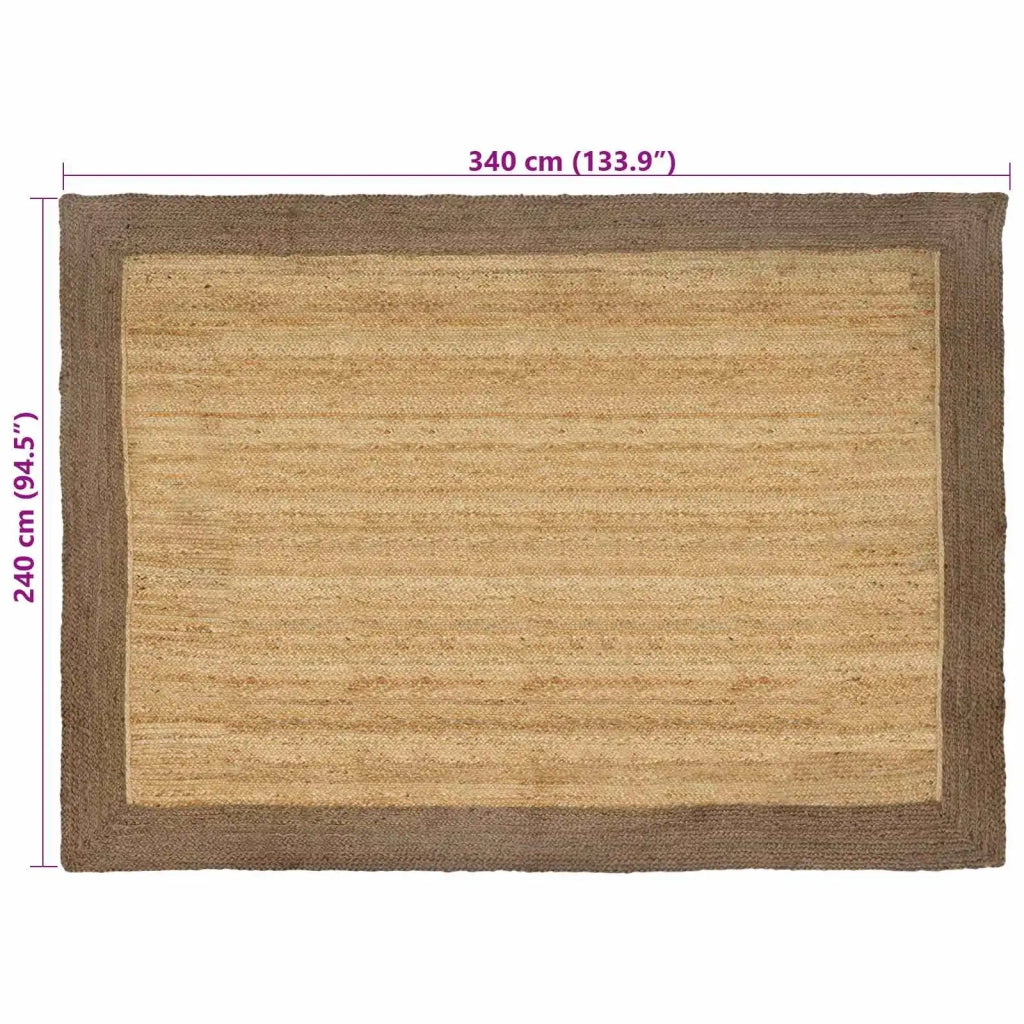 Tappeti per area Grigio 240 x 340 cm Juta