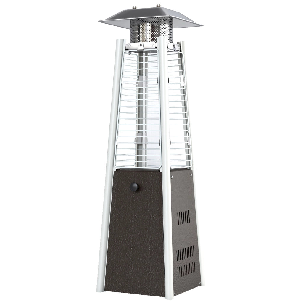 Stufa a Gas Butano Portatile 3000W ¨C zephmum ¨C Sistema Antivuelco, Accensione a Pressione, Colore Argento e Bronzo