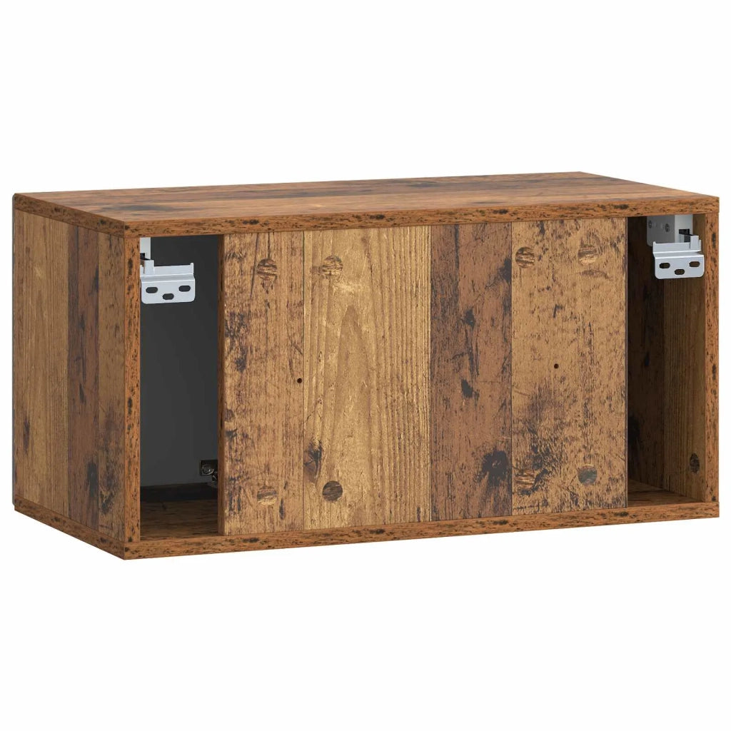 Mobile Porta TV da Muro Legno antico 59,5 x 31 x 30 cm