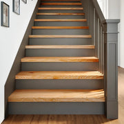 Gradini 4 pz Marrone Chiaro 90x25x2 cm Legno Massello Rovere 3282955