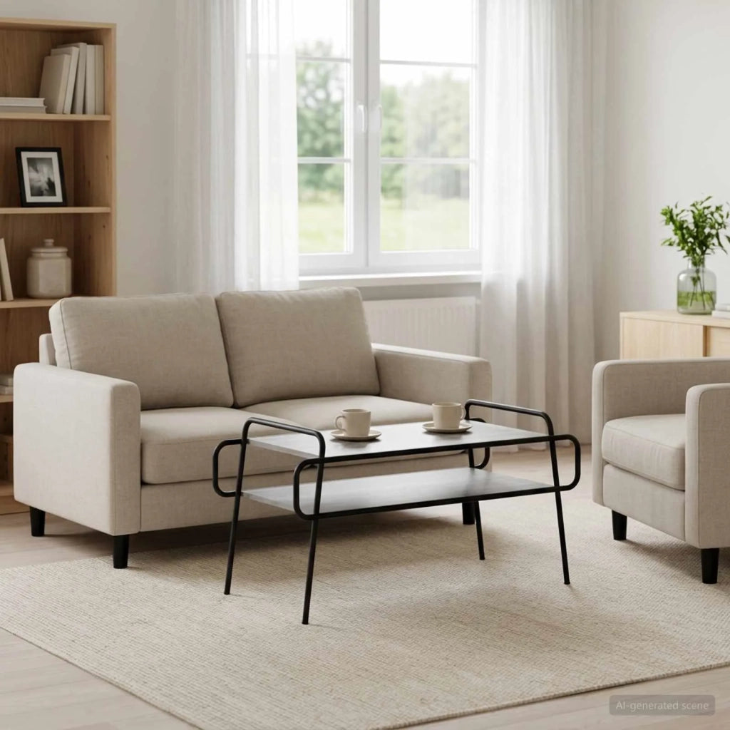 Tavolino da salotto Sonoma grigio 100 x 50 x 51 cm 8007777