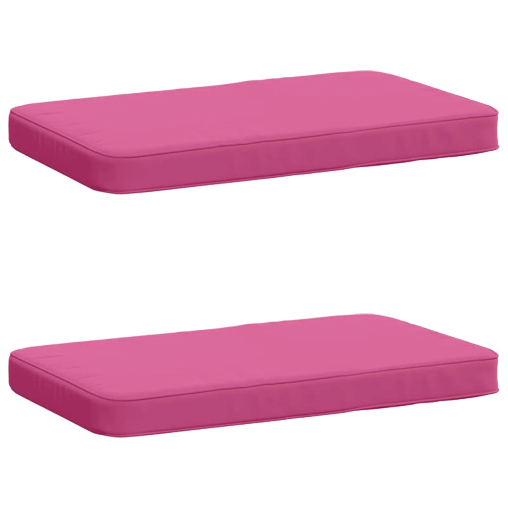 Cuscini per Panchina a 2 Pezzi VUGHT 2 pcs 100% Poliestere Rosa 951043