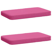 Cuscini per Panchina a 2 Pezzi VUGHT 2 pcs 100% Poliestere Rosa 951043