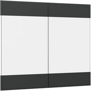 Frontale cucina R-Line, Antracite casa di campagna, 79.2 x 59 cm frontale del mobile per pensile con vetro