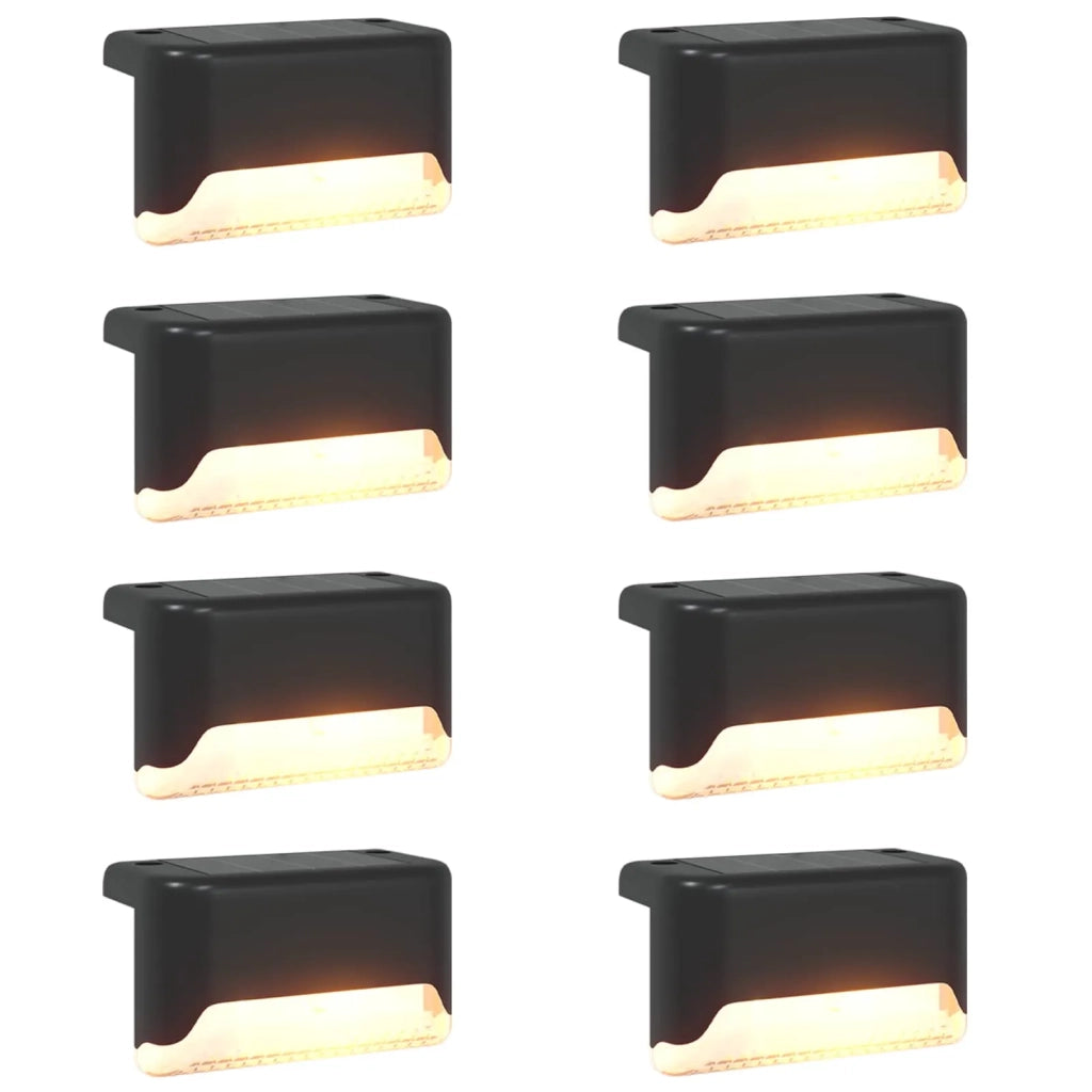 Luci solari da esterno con picchetto 8 pcs Bianco caldo 4,5 cm 42042719