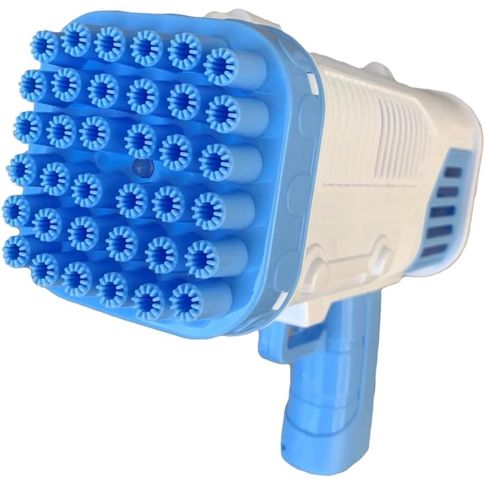 Trade Shop - Pistola Sparabolle Di Sapone A 36 Fori Da 50ml A Pile Gioco Per Bambini 2 Colori 807632 -