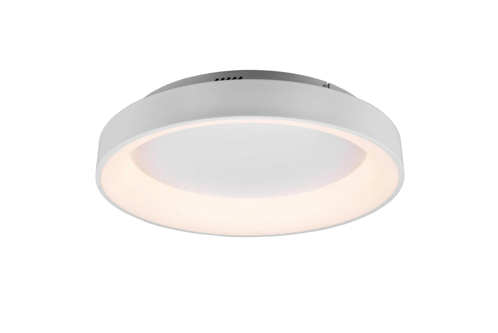 Plafoniera da Interno a Led in Metallo Bianco Opaco