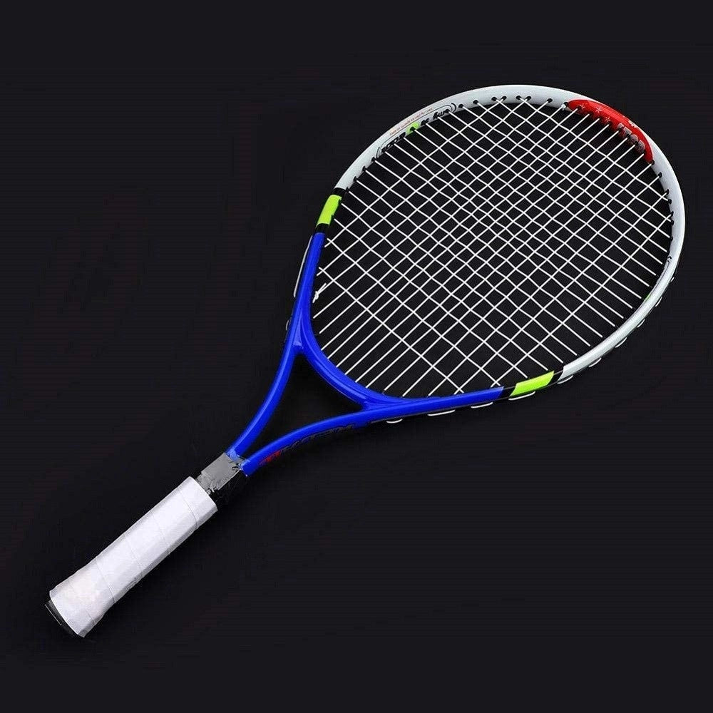 Trade Shop - Racchetta Da Tennis Junior Corda Resistente Allenamento Bambini Borsa Trasporto -