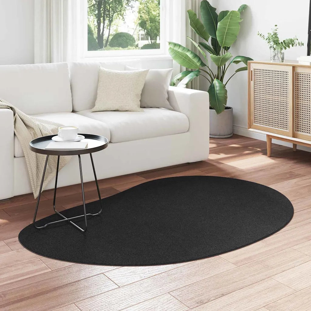 Tappeti per area HUARTE Nero 120 x 170 cm Poliestere 4103749