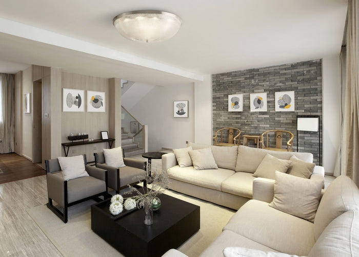 Plafoniera Ceiling & Wall in Metallo Coupe Nickel