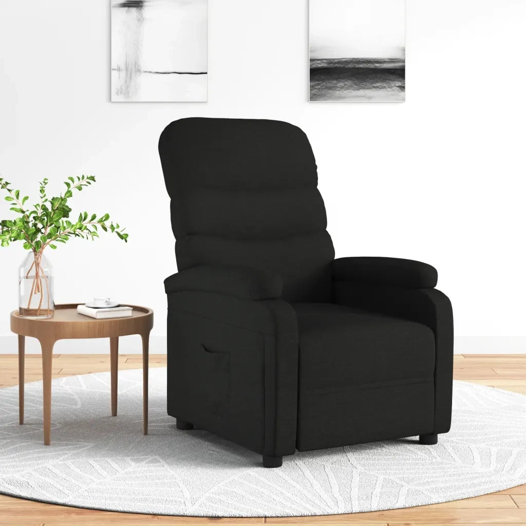 Poltrona Reclinabile in Tessuto Nerocod mxl 110588