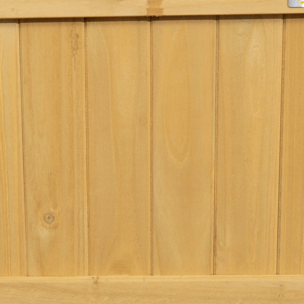 Fioriera con traliccio in legno per piante rampicanti ¨C zephmum ¨C naturale 90x45x183 cm
