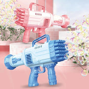 Trade Shop - Pistola Fucile Spara Bolle Di Sapone Sparabolle + 2 Ricariche Giocattolo Bambini -