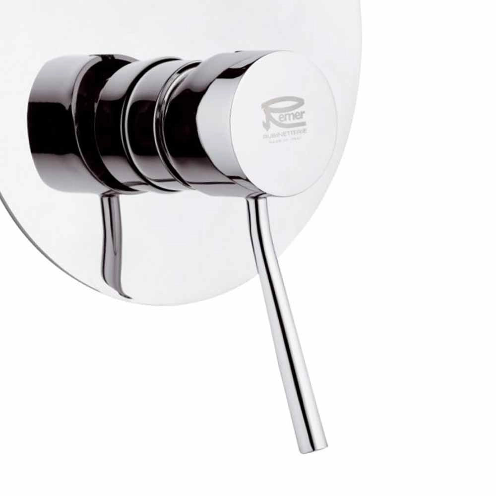 Rubinetto da incasso con deviatore per vasca/doccia serie minimal