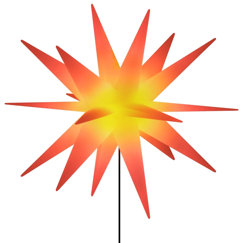 Luci di Natale con Picchi e LED 3 pz Pieghevoli Rosse 35 cm CFW9496033