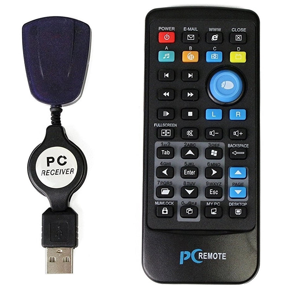 Trade Shop - Telecomando Pc Controller Remote Usb Senza Fili Tastiera Mouse Notebook Desktop -